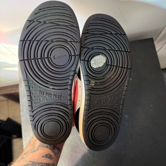 Nike Girls Court Borough Size 2Y Shoes Black White Pink Sneakers CD7783-005 - Picture 10 of 10